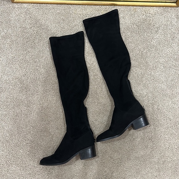 Steve Madden Black Over the Knee Boots - Picture 5 of 8